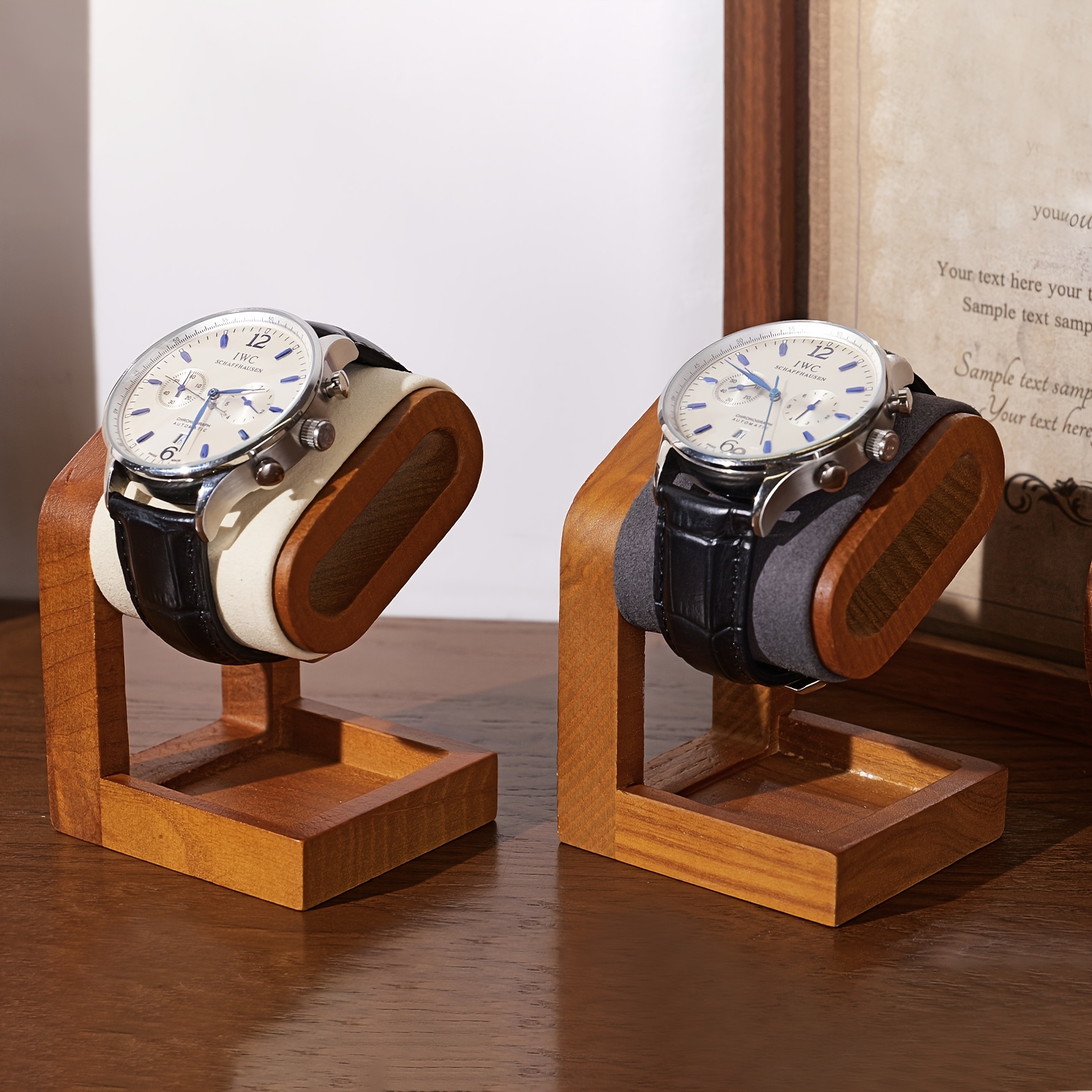 Jewelry And Watches Stores - Wooden Watch Display Stand Luxury Watch