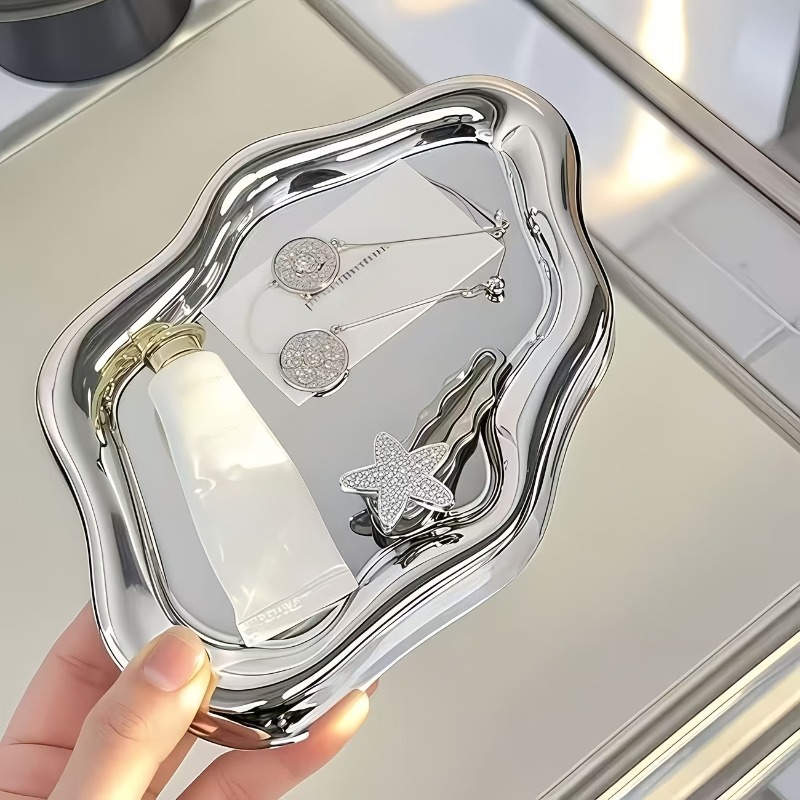 Jewelry With Watches - Jewelry Tray, Elegant Cloud Hexagon Design,