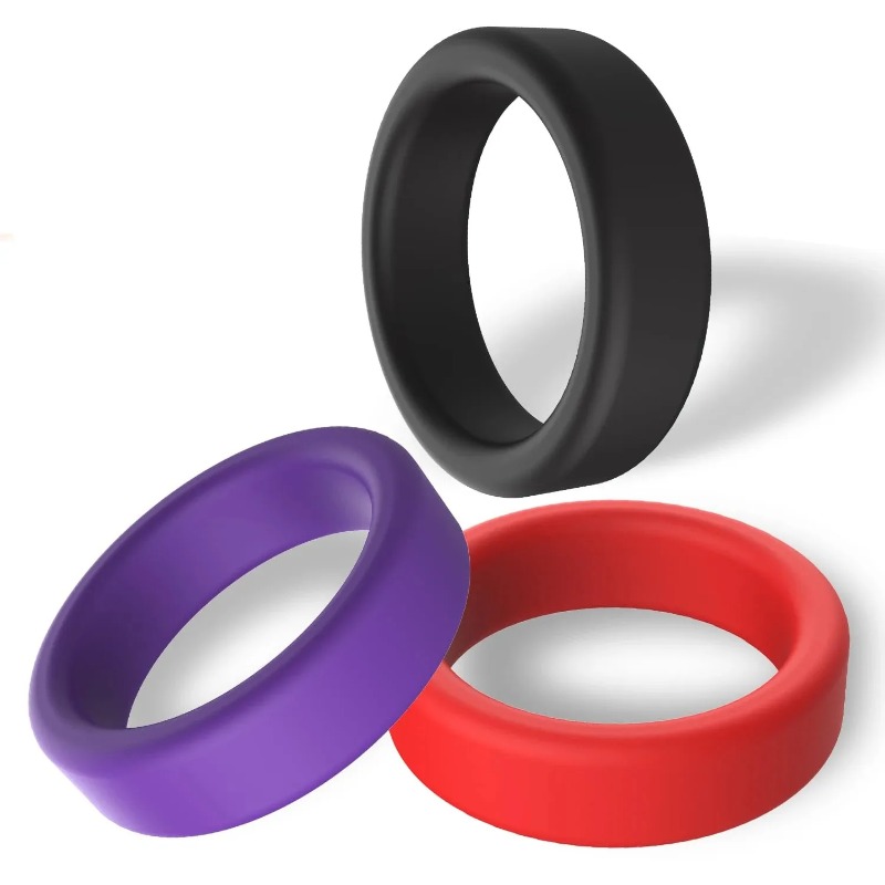 Couple Ring Set - 1pcs/set Penis Ring Delay Ejaculation Silicone