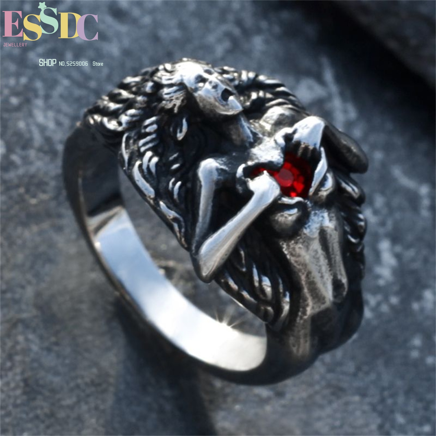 Eve Jewelry & Watches Distribuidor Oficial Rolex - Adam Eve Titanium Steel Ring For