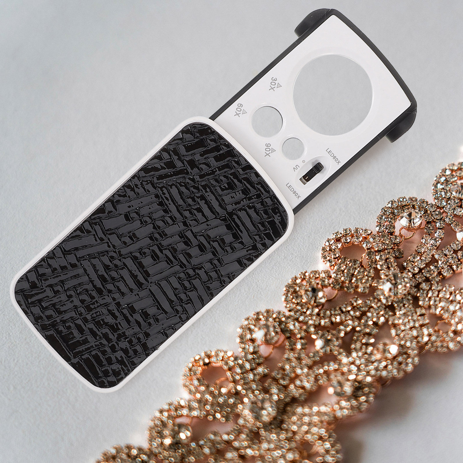 2Pcs LED Magnifying Glass Illu - огляд і ціна Collectors Coins Jewelry & Watches Of Smithtown Reviews