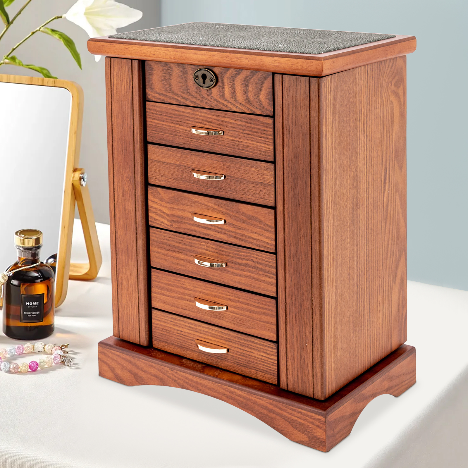7 Layers Large Jewelry Box wit - огляд і ціна Jewelry And Watches Stores