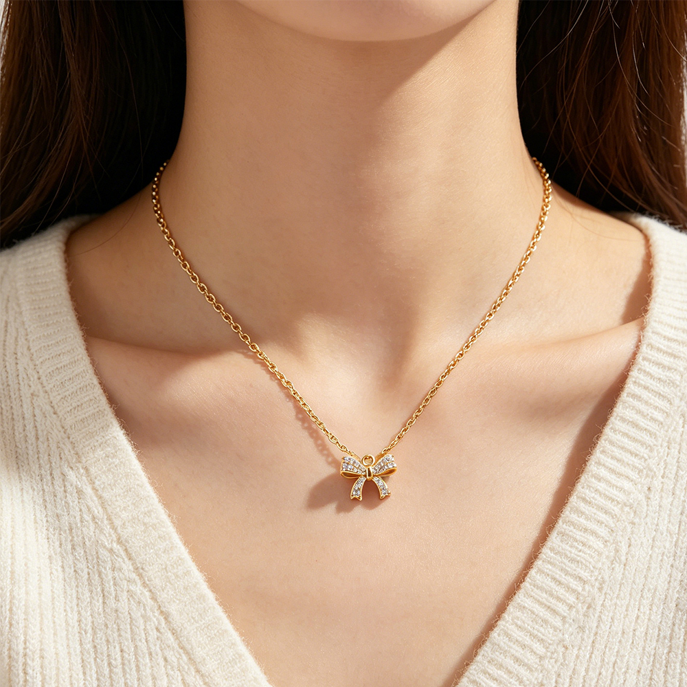 Bow Pendant Necklace with High - огляд і ціна Eve Jewelry & Watches Distribuidor Oficial Rolex