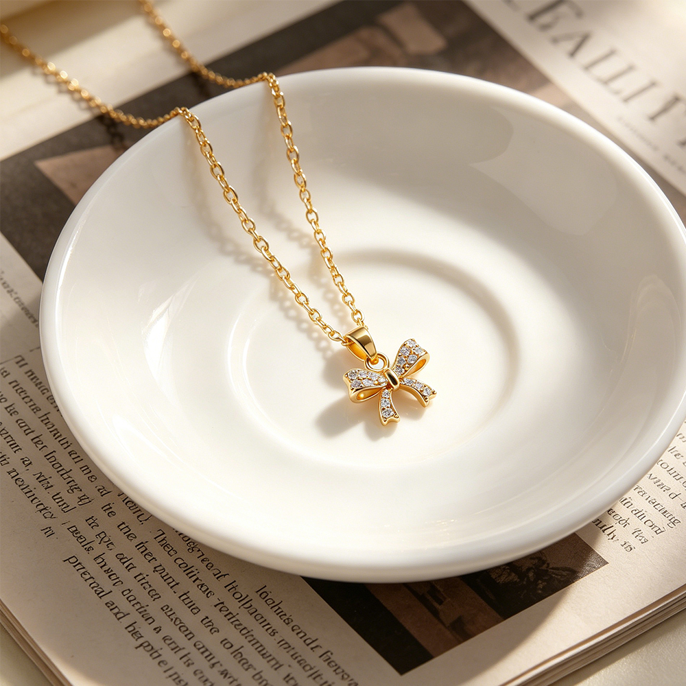 Bow Pendant Necklace with High - огляд і ціна Eve Jewelry & Watches Distribuidor Oficial Rolex