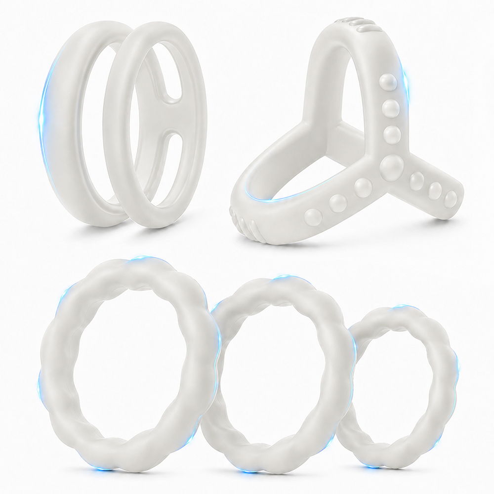 Waterproof Silicone Cock Ring  - огляд і ціна Couple Ring Set