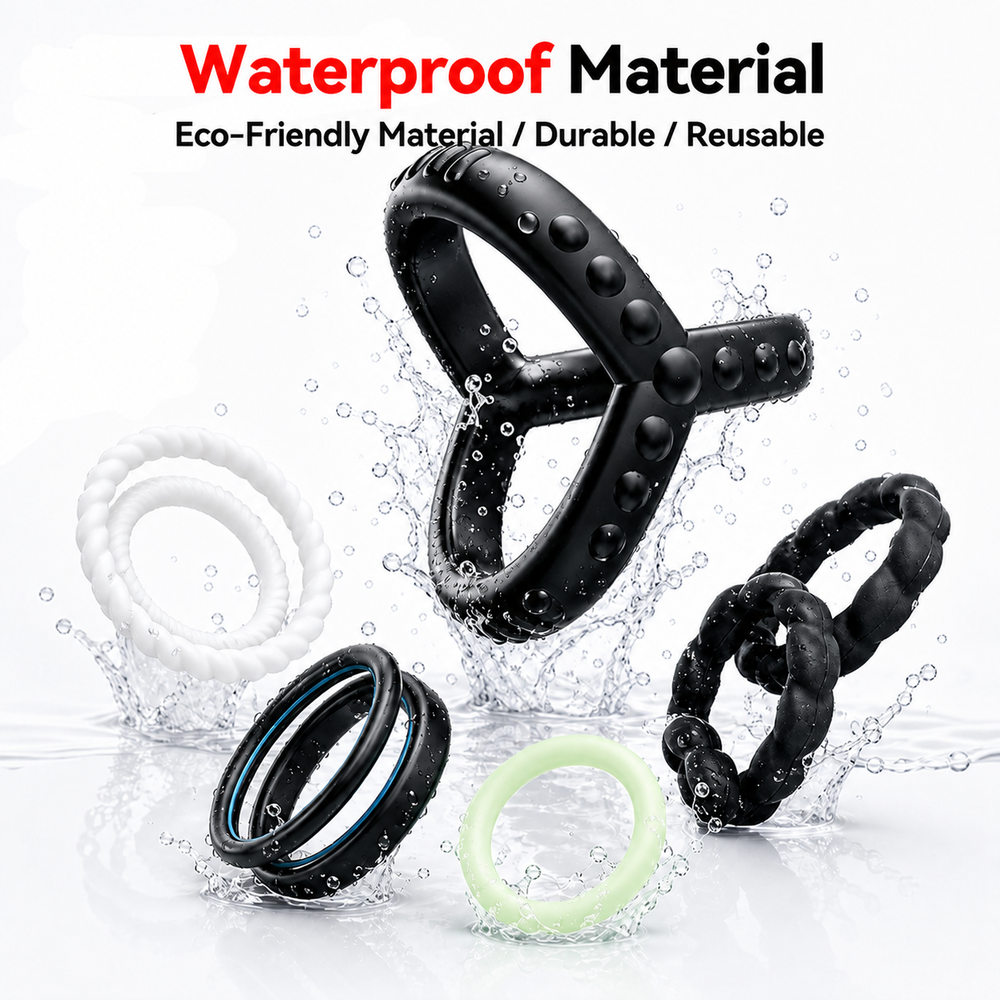 Waterproof Silicone Cock Ring  - огляд і ціна Couple Ring Set