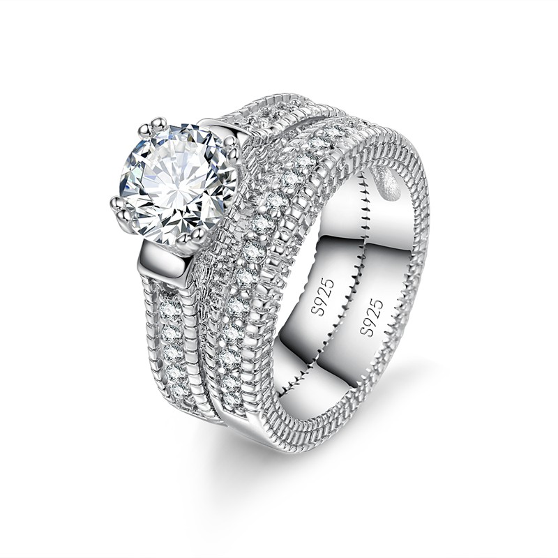 Elegant Wedding Engagement Cou - огляд і ціна Couple Ring Set