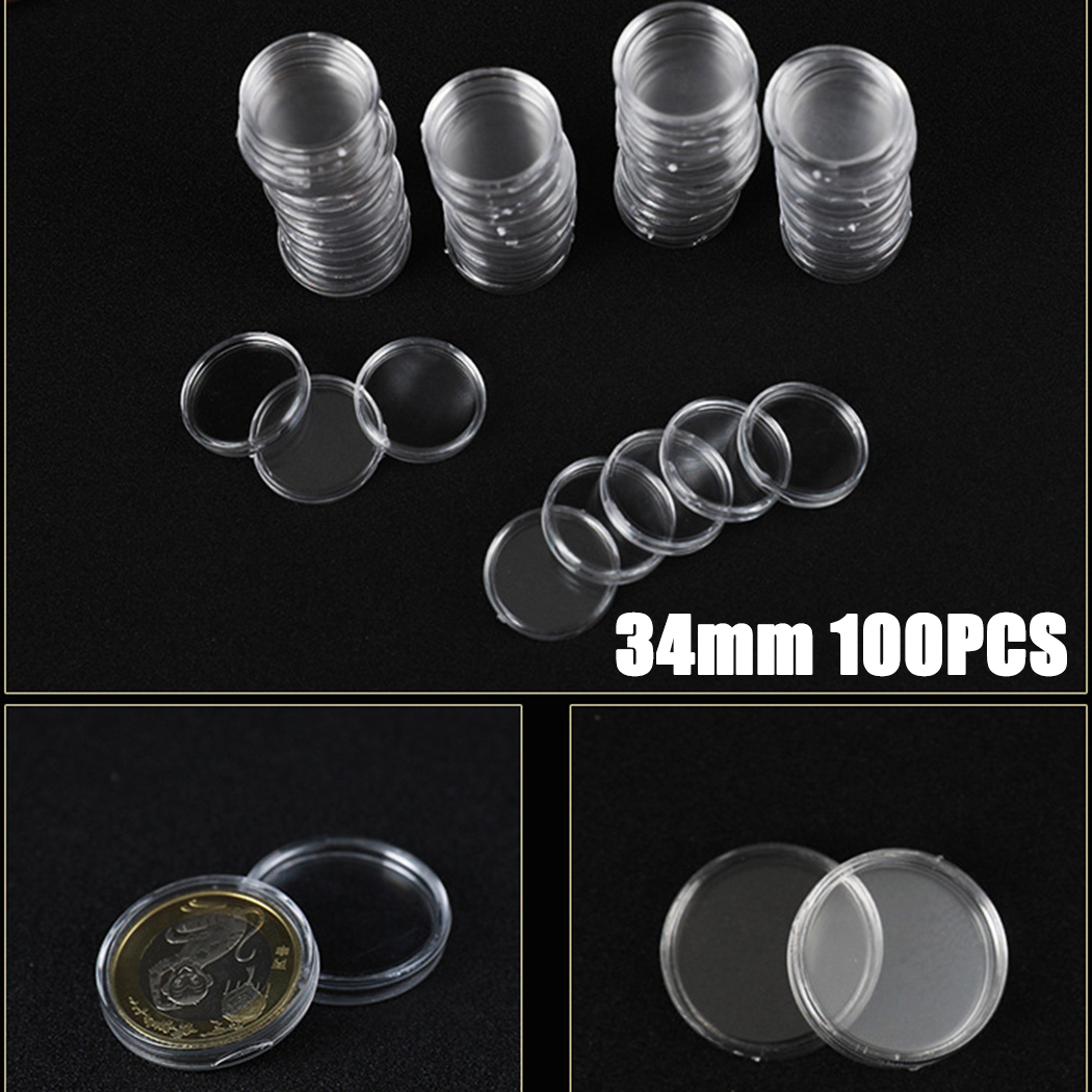 100 Clear Plastic Coin Capsule - огляд і ціна Collectors Coins Jewelry & Watches Of Smithtown Reviews