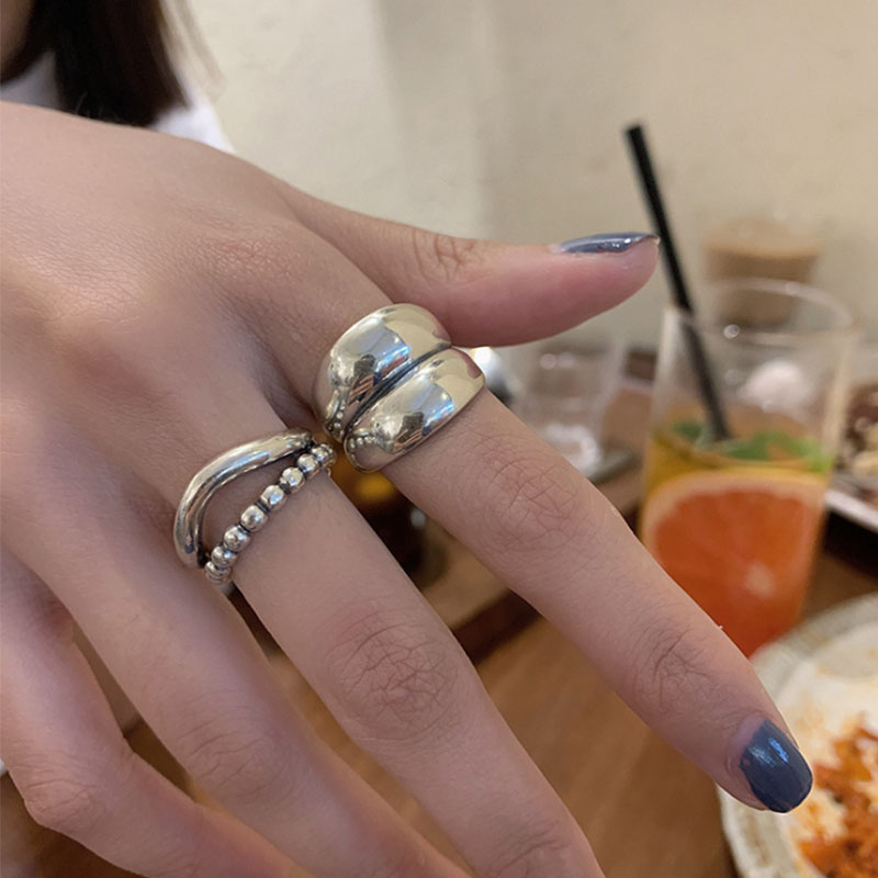 VENTFILLE 925 Silver New Thick - огляд і ціна Couple Ring Set