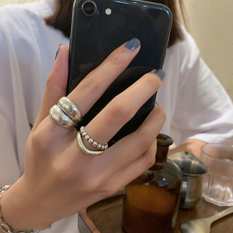 VENTFILLE 925 Silver New Thick - огляд і ціна Couple Ring Set