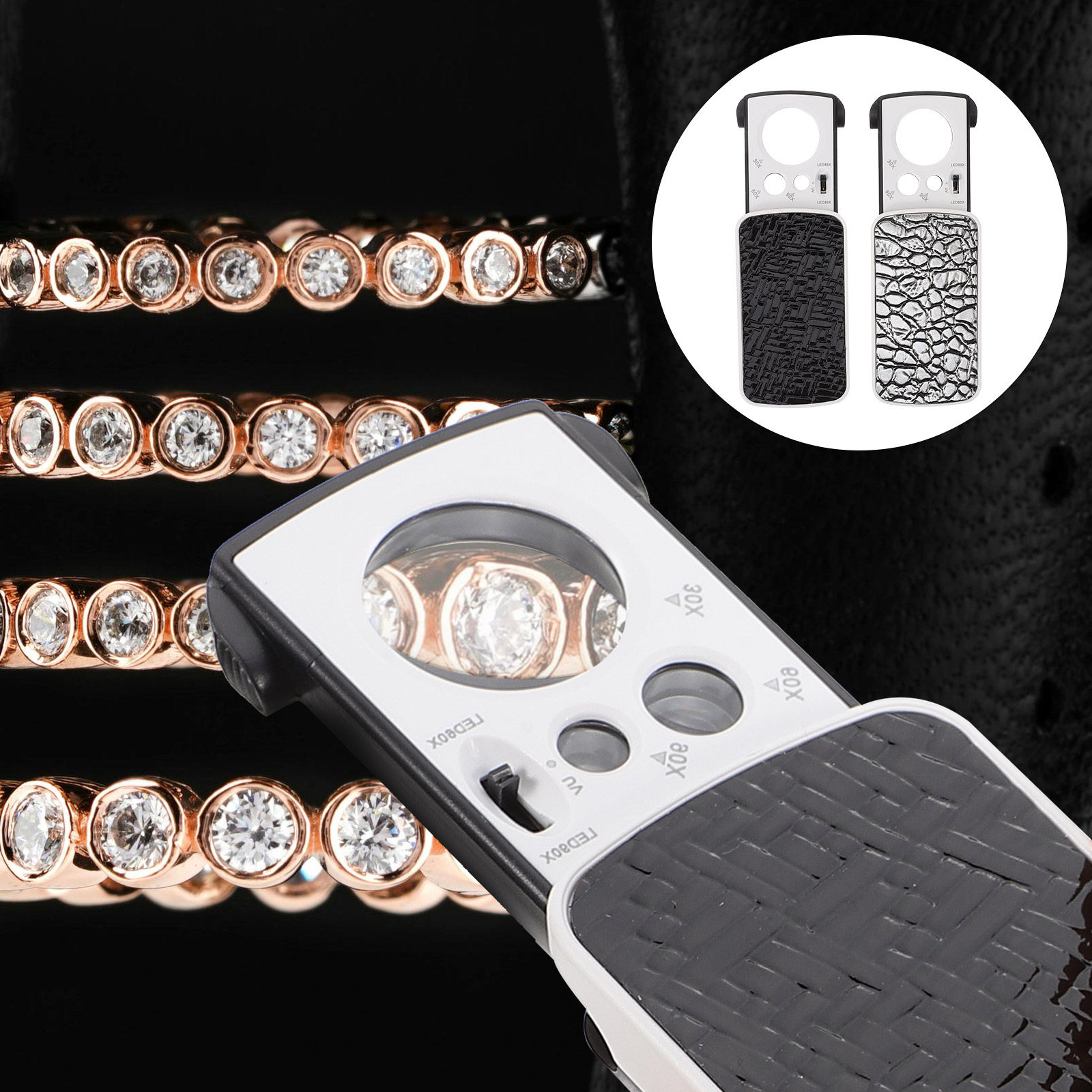 2Pcs Jewelry Magnifier LED Por - огляд і ціна Collectors Coins Jewelry & Watches Of Smithtown Reviews