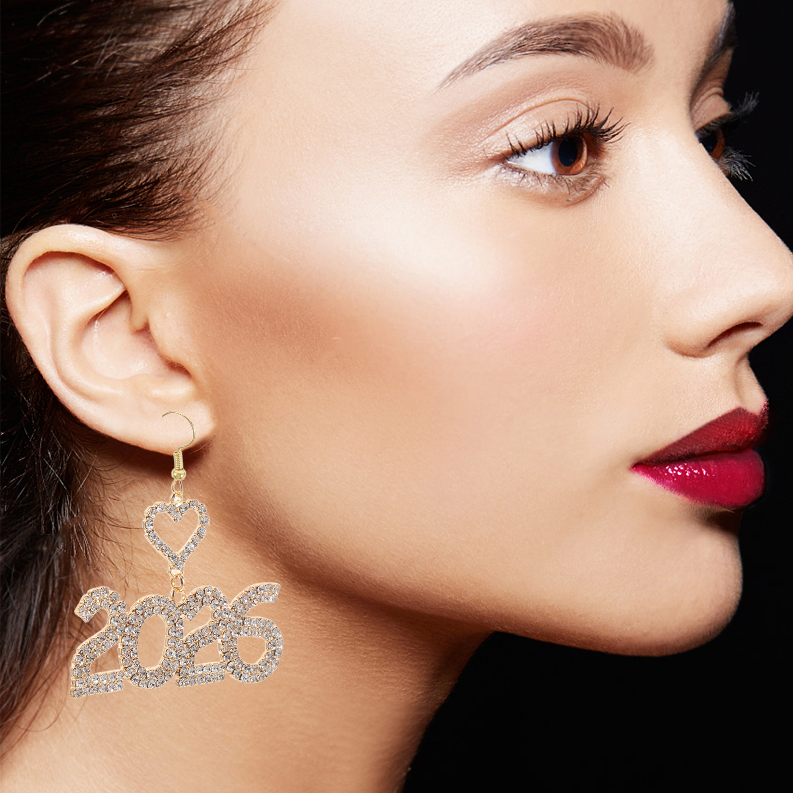 1Pair New Year Earrings 2026 C - огляд і ціна Eve Jewelry & Watches Distribuidor Oficial Rolex