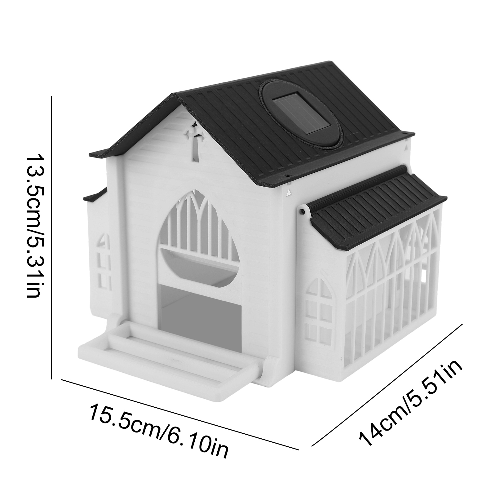 Church-Shaped Metal Bird Feede - огляд і ціна Watches & Jewelry Tsukiu