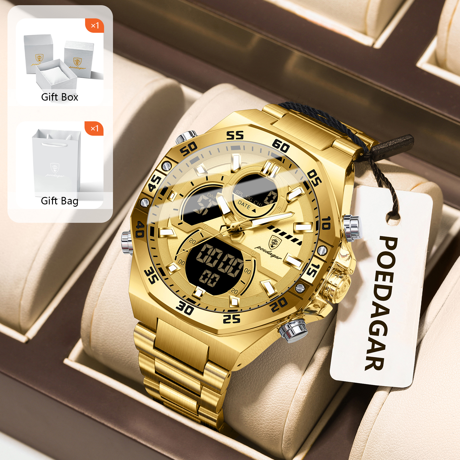 POEDAGAR Sport Men Watch LED W - огляд і ціна Jewelry And Watches