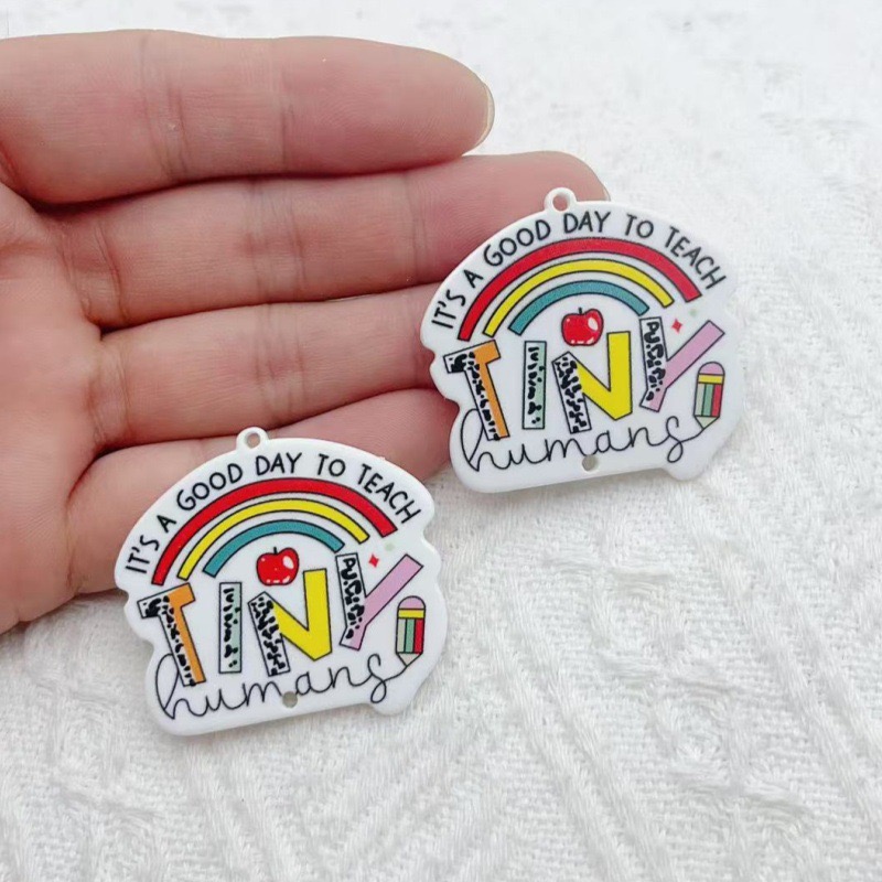10pcs Teacher's Day Acrylic Do - огляд і ціна Jewelry & Watches Store