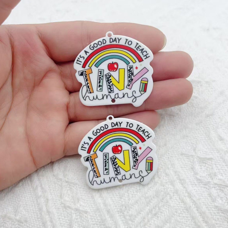10pcs Teacher's Day Acrylic Do - огляд і ціна Jewelry & Watches Store