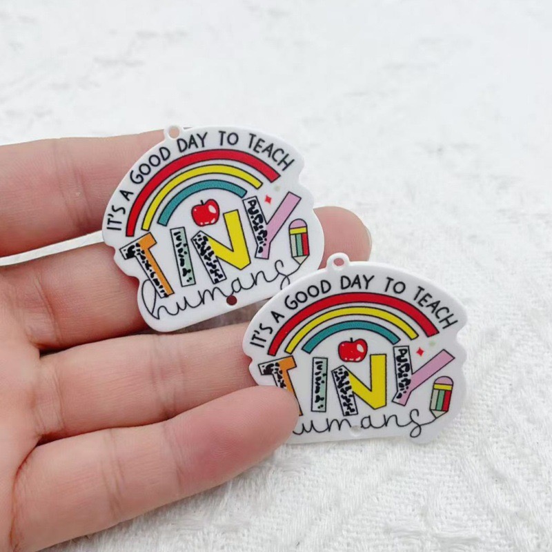 10pcs Teacher's Day Acrylic Do - огляд і ціна Jewelry & Watches Store