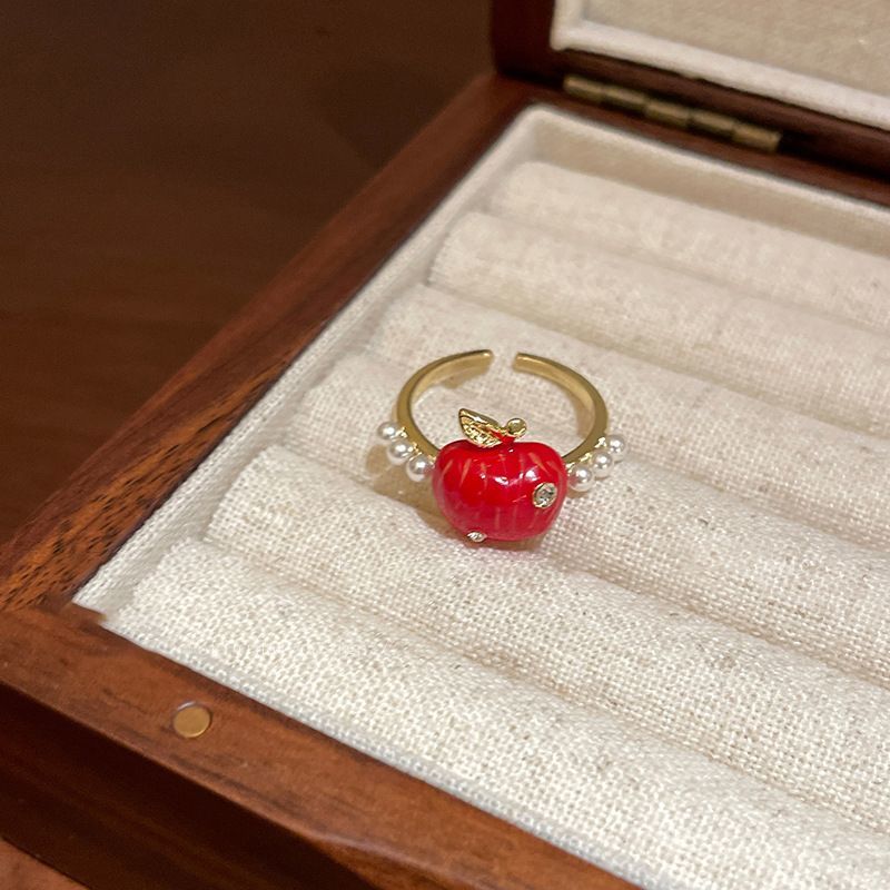 Christmas Apple Ring Red Cute  - огляд і ціна Eve Jewelry & Watches Distribuidor Oficial Rolex