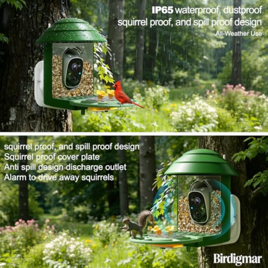 Bird Feeder with Camera for Ou - огляд і ціна Watches & Jewelry Tsukiu