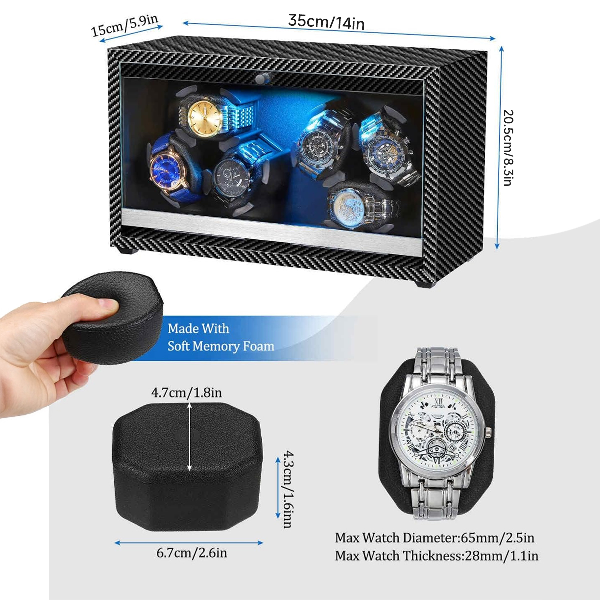 Watch Winder for Automatic Wat - огляд і ціна Jewelry And Watches Stores