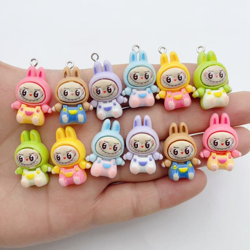 10Pcs Kawaii Rabbit Strawberry - огляд і ціна Jewelry & Watches Store