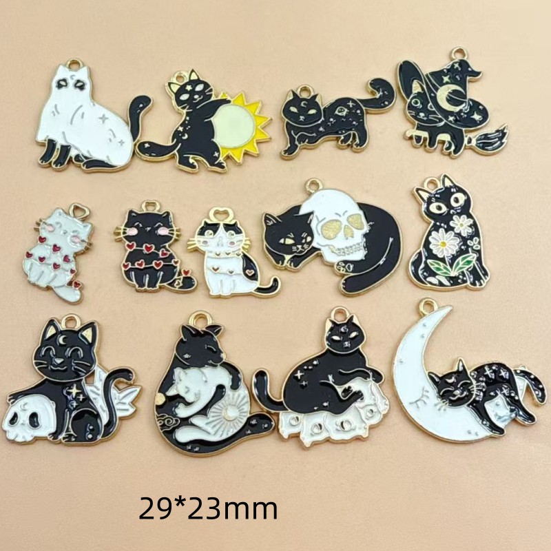10pcs Original Alloy Enamel Bl - огляд і ціна Jewelry & Watches Store