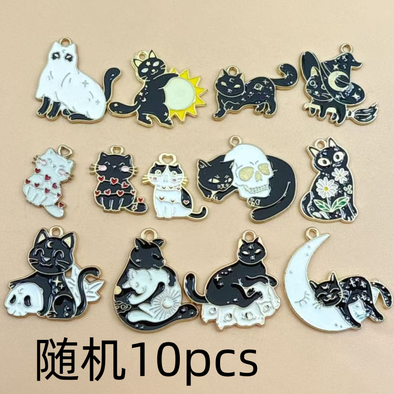 10pcs Original Alloy Enamel Bl - огляд і ціна Jewelry & Watches Store