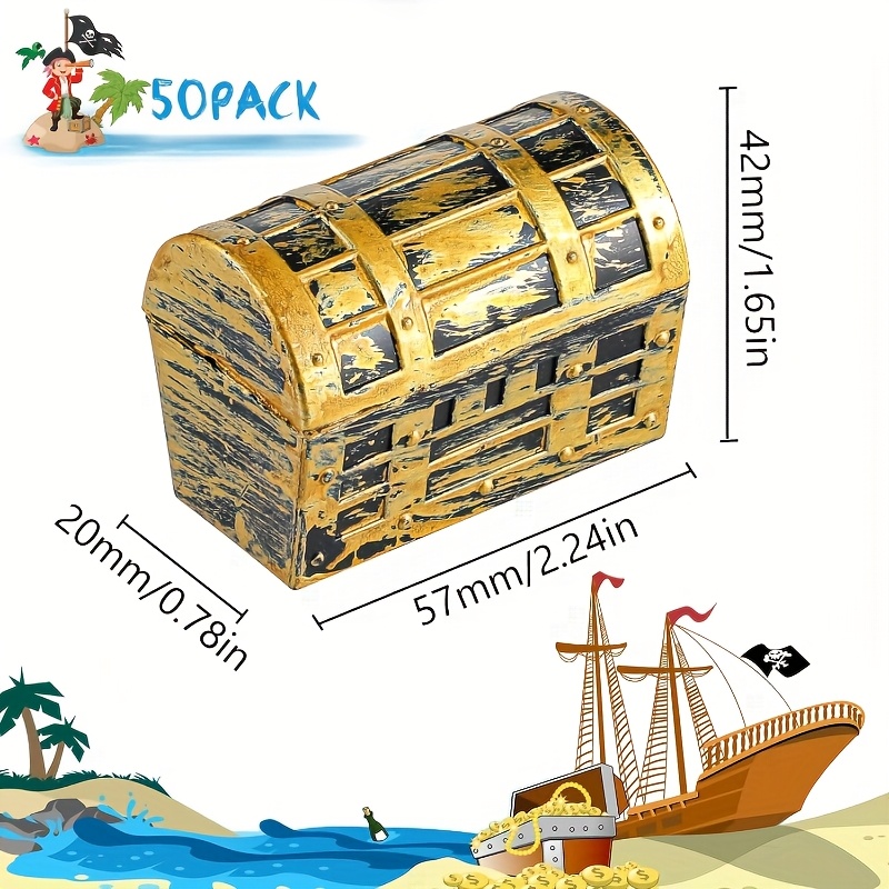 24/50pcs Halloween Pirate Trea - огляд і ціна Jewelry & Watches Store