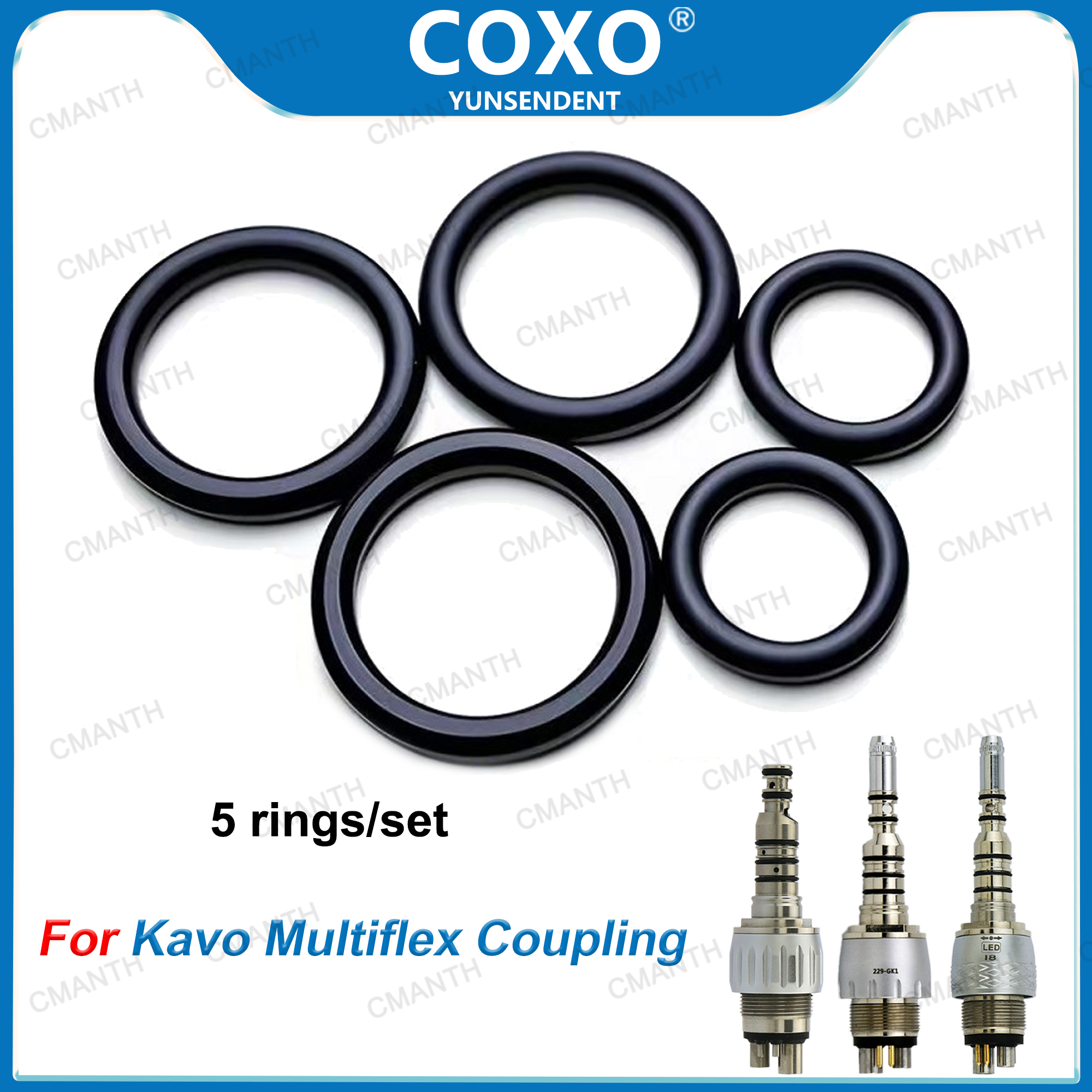 5 rings / set Universal Dental - огляд і ціна Couple Ring Set