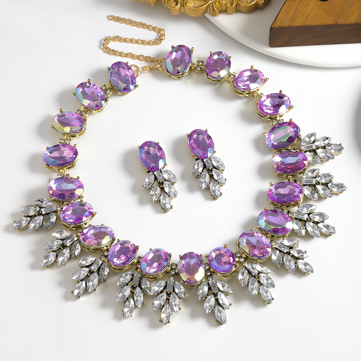 girlgo 3pcs/set luxurious Rhin - огляд і ціна Eve Jewelry & Watches Distribuidor Oficial Rolex