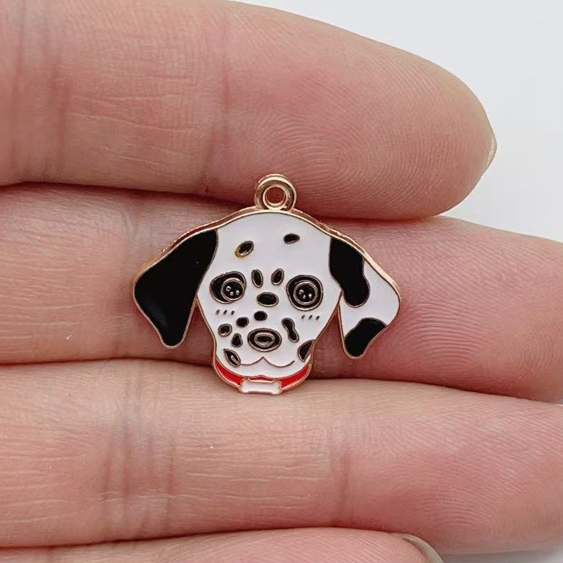 12pcs cartoon pet spotted dog  - огляд і ціна Jewelry & Watches Store