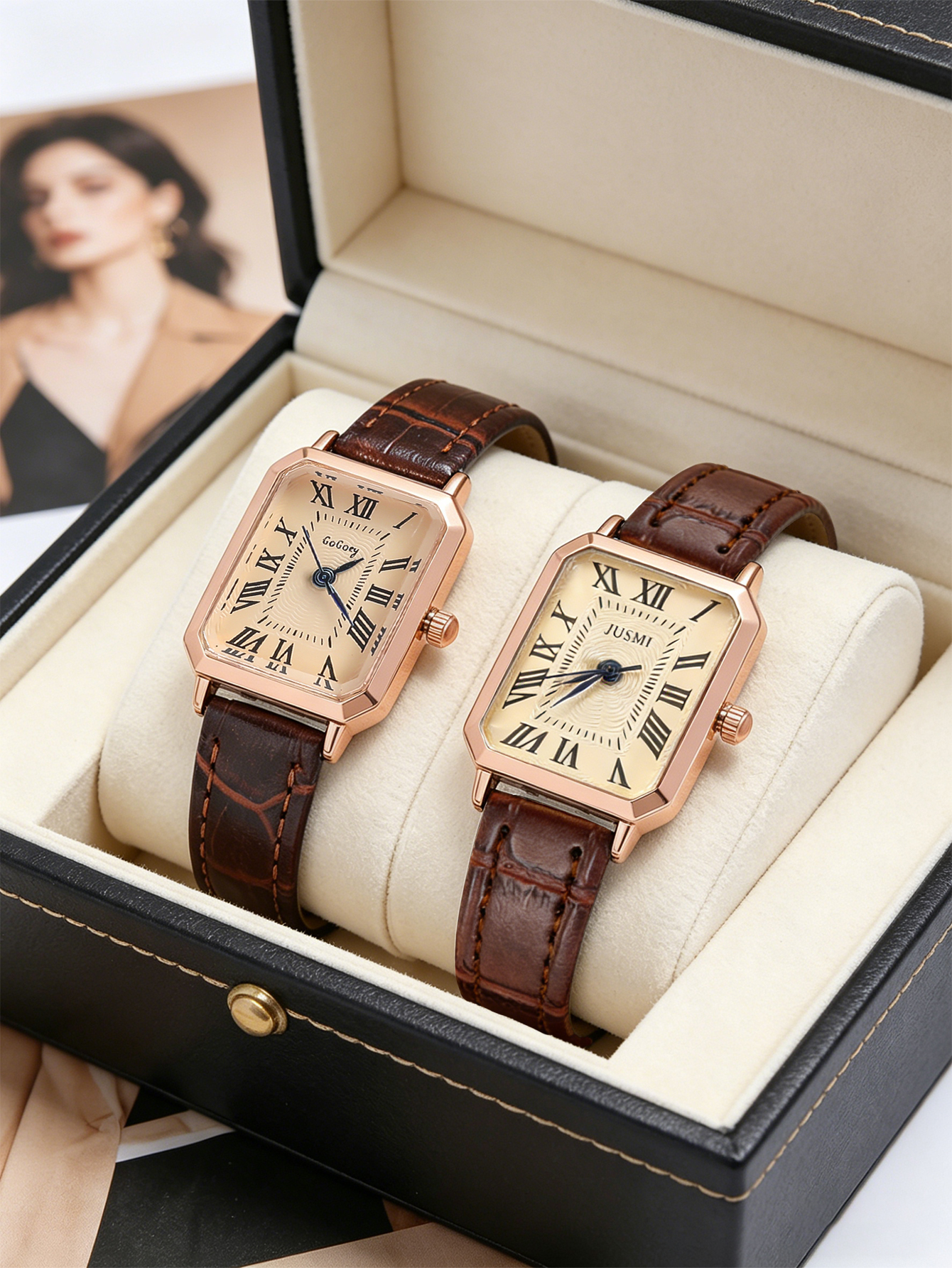 Women Retro Square Watch Roman - огляд і ціна Watches & Jewelry Tsukiu