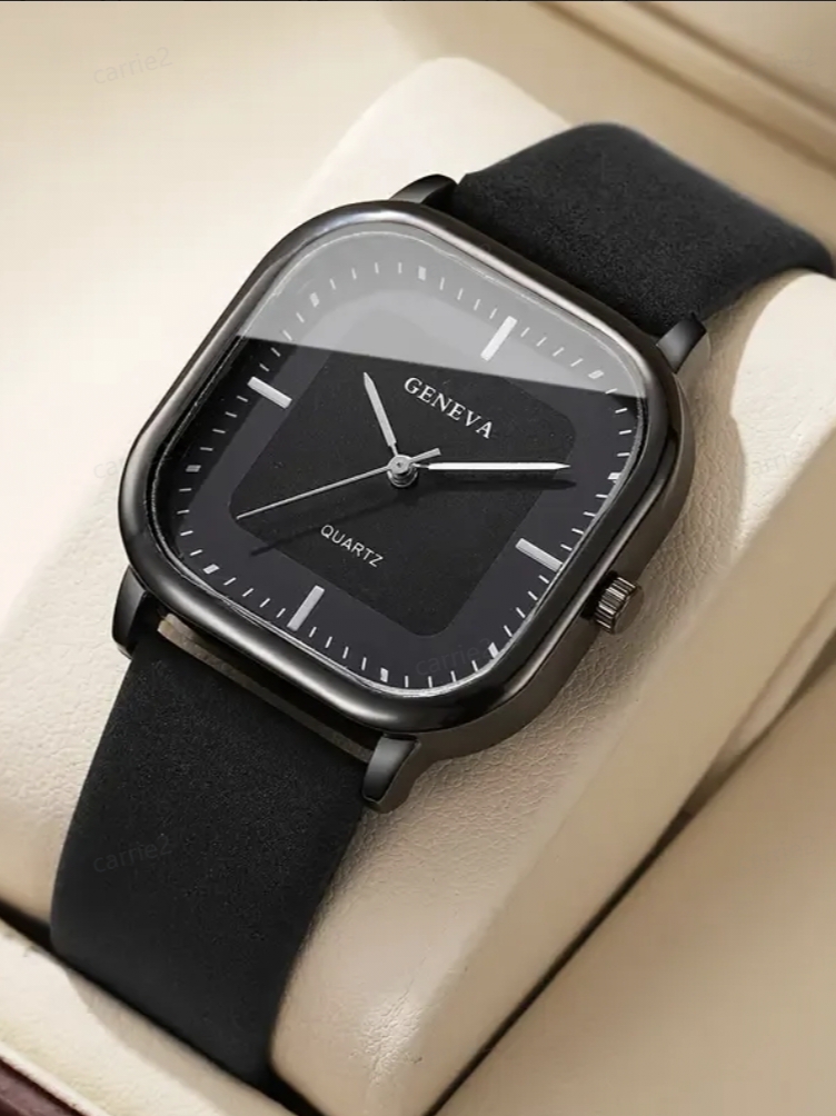 No gift box; men's leather str - огляд і ціна Jewelry With Watches
